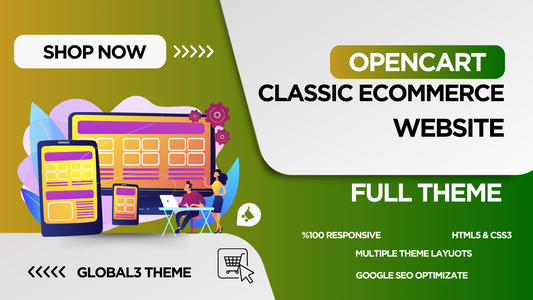 Opencart Web Site Theme 7 - Full