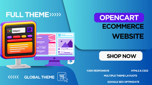 Opencart Web Site Full Version - Theme 9